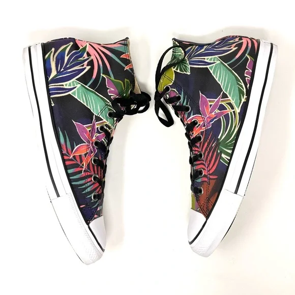 Converse Chuck Taylor All Star HI Unisex Shoes Fuchsia Glow/ Menta/ White - Picture 9 of 13